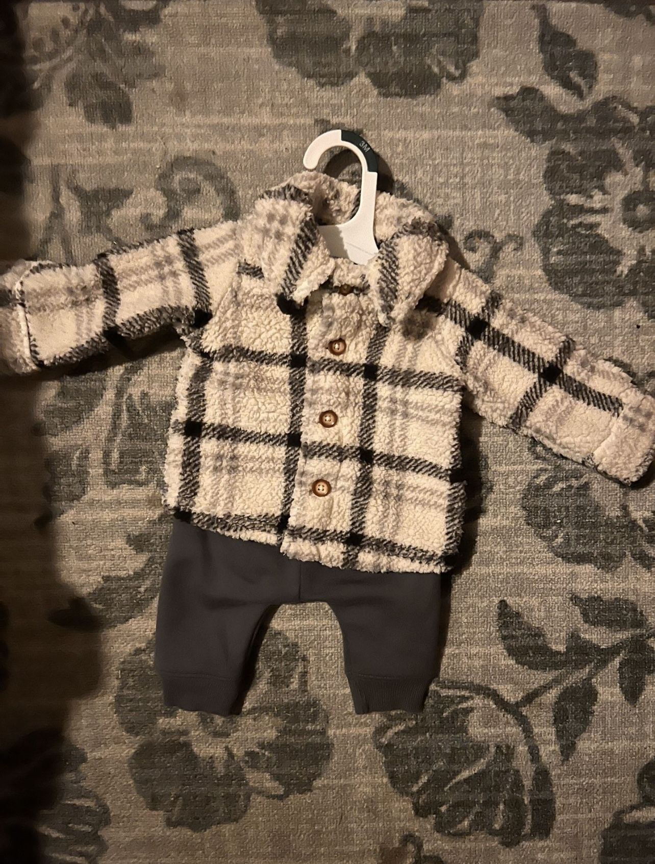 CARTERS FLEECE SWEATER & PANTS SET- New