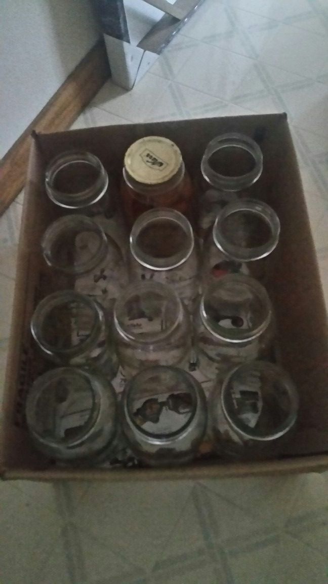 Dozen Quart canning jars