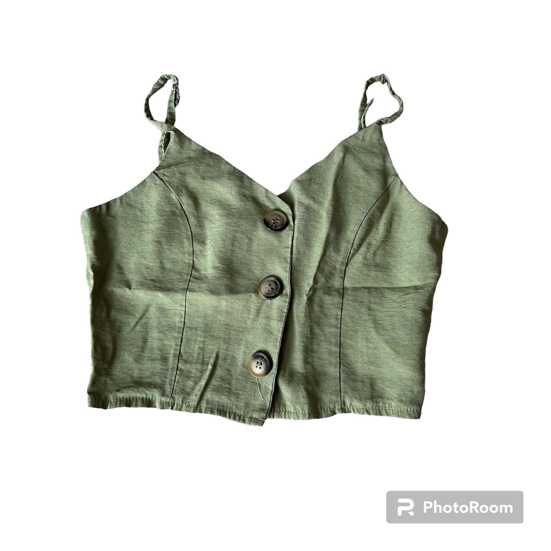Cute green crop top