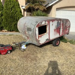 Vintage Teardrop  Camper Trailer