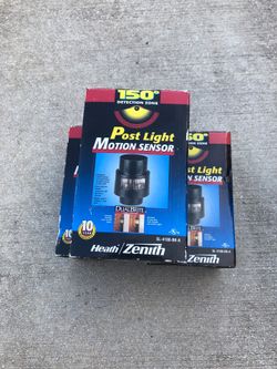 Motion light for lamppost