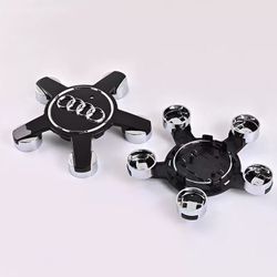 Chic Stylish Versatile Universal Glossy 4PCS Five-Claw Wheel Cover Fit Audi Cars