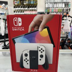 Nintendo Switch OLED All White New! Finance For $50 Down Payment!!