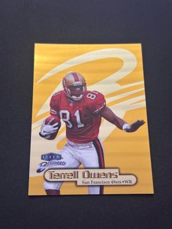 1998 Fleer Brilliants Terrell Owens Gold Parallel (/99