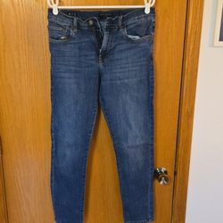 Lucky Brand Athletic Slim Straight Blue Denim Jeans Medium Wash 5-Pocket Men