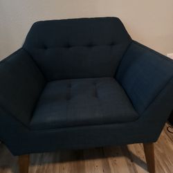 Hoboken 38” W Tufted Polyester Armchair by Wade Logan