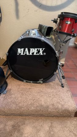 Mapex Kick Drum And Small Ddrrum Tom