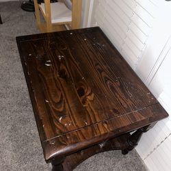 Wooden coffee table 