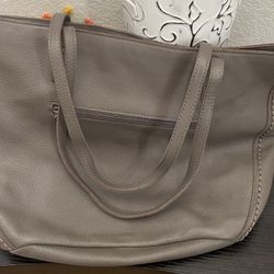 Saks Faye Leather Tote Bag