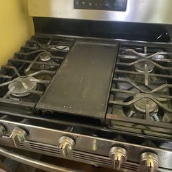 General Electric, Gas Oven, Black 