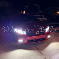 PSX26W 12278 LED Headlight Fog Lights/DRL Upgrade, 6000K Xenon White 12278C1 H28W PWY26W Xtreme Super Bright luces 