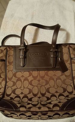 Genuine Coach Signature Tote