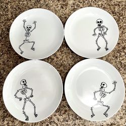 SKELETON APPETIZER PLATES…SET By