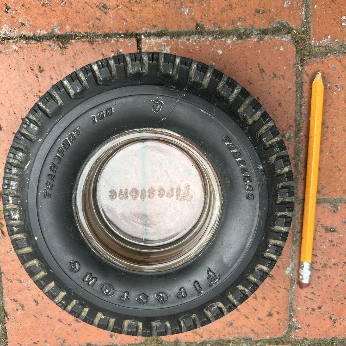 Vintage Firestone Tire Ashtray With Original Glass for Sale in San