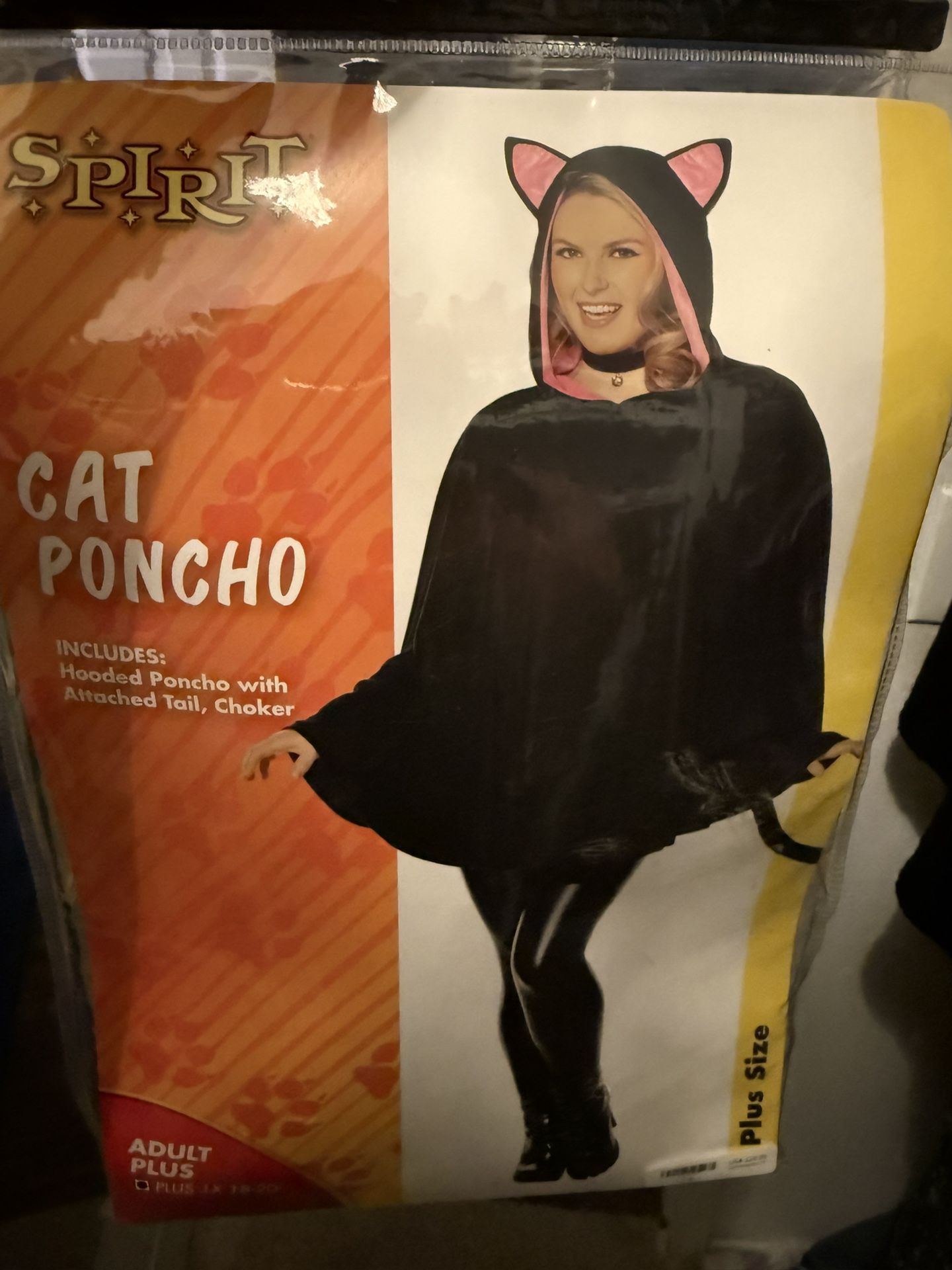 Halloween Cat Poncho