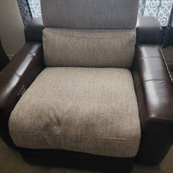 Brown Electric Recliner 
