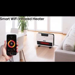 Smart Infrared Heater –Wall-Mount or Free-Standing, Heat a 750 Square Foot Room 