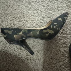 Nine West camo print pumps #camoprint #pumps