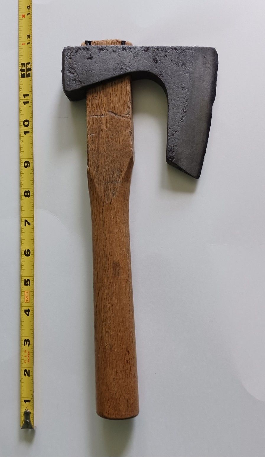 Antique Japanese Hewing Hatchet Axe Carpenter Woodworking