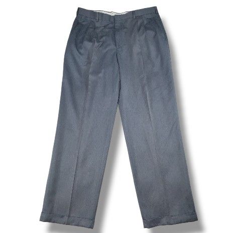 John Henry Pants Size 38 Mens Dress Pants Straight Leg Pleated Pants Cuffed Gray Men's Pants Measurements In Description