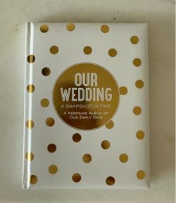 Wedding memory book/album - new