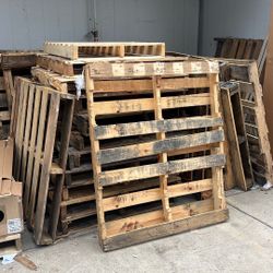 wood pallets MUST TAKE ALL