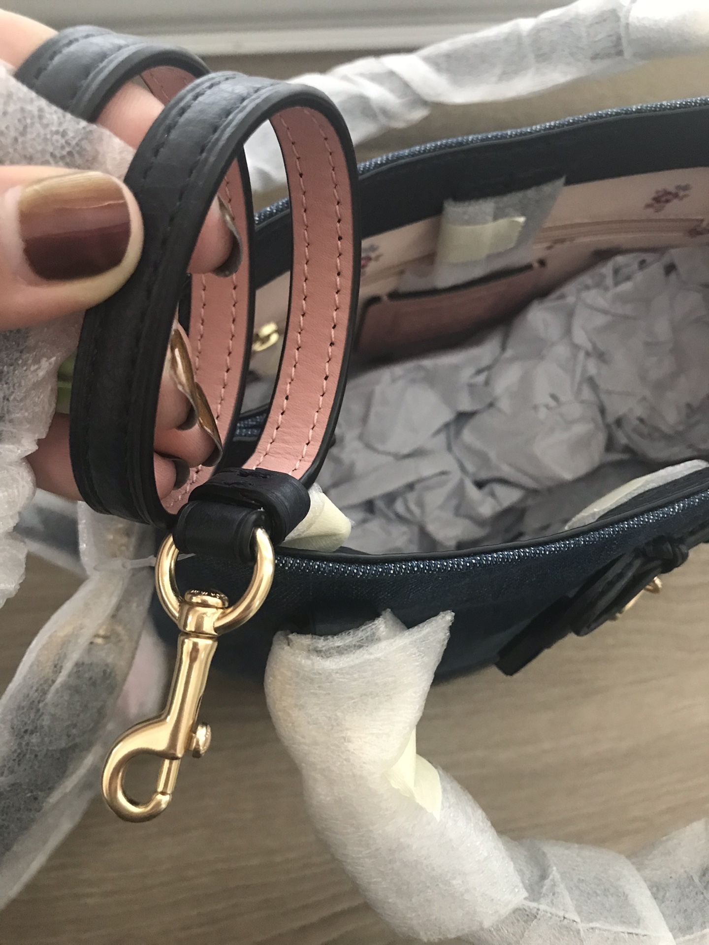 Coach Micro Ally Denim Bucket Bag for Sale in Katy, TX - OfferUp