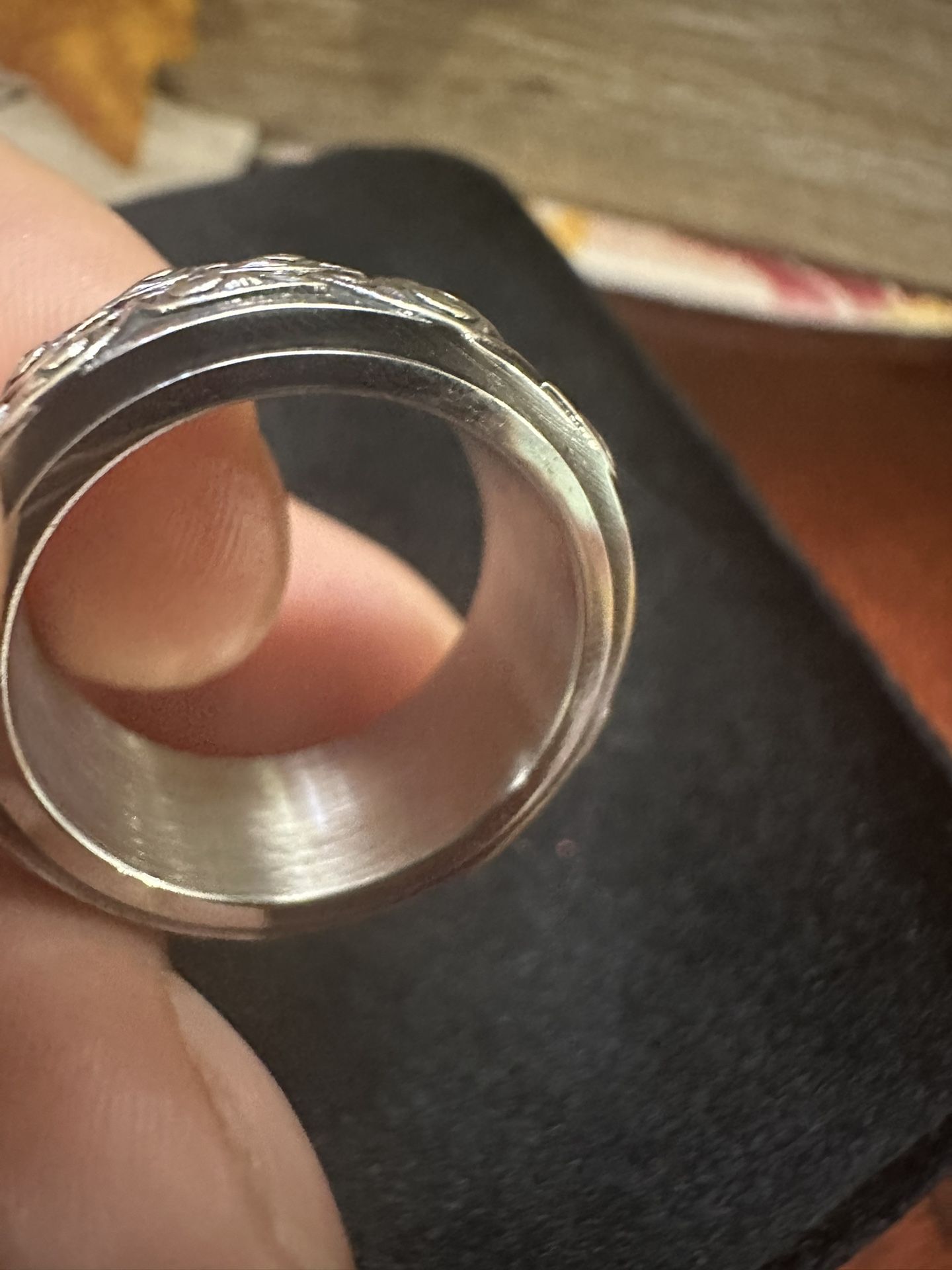 Devil's Eye Stainless Steel Rotable Ring New Size 7