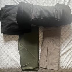 Black Fleece And Bolts Of Fabric