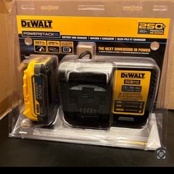 Dewalt New Battery Power Stack And Charger 