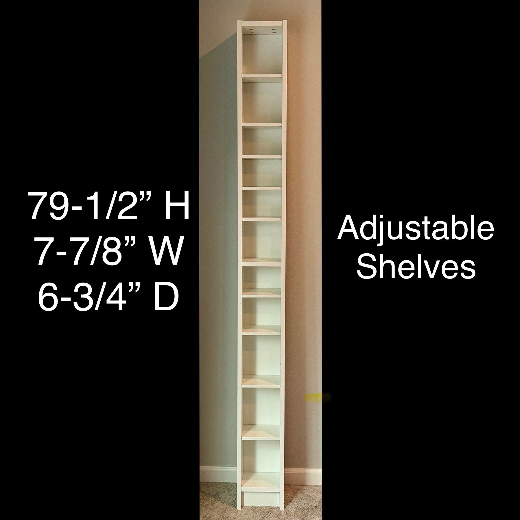 Narrow IKEA Bookshelf