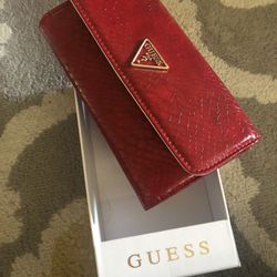 Red Guess Wallet 
