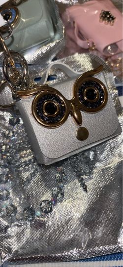 Owl Face Mini Bag Keychain