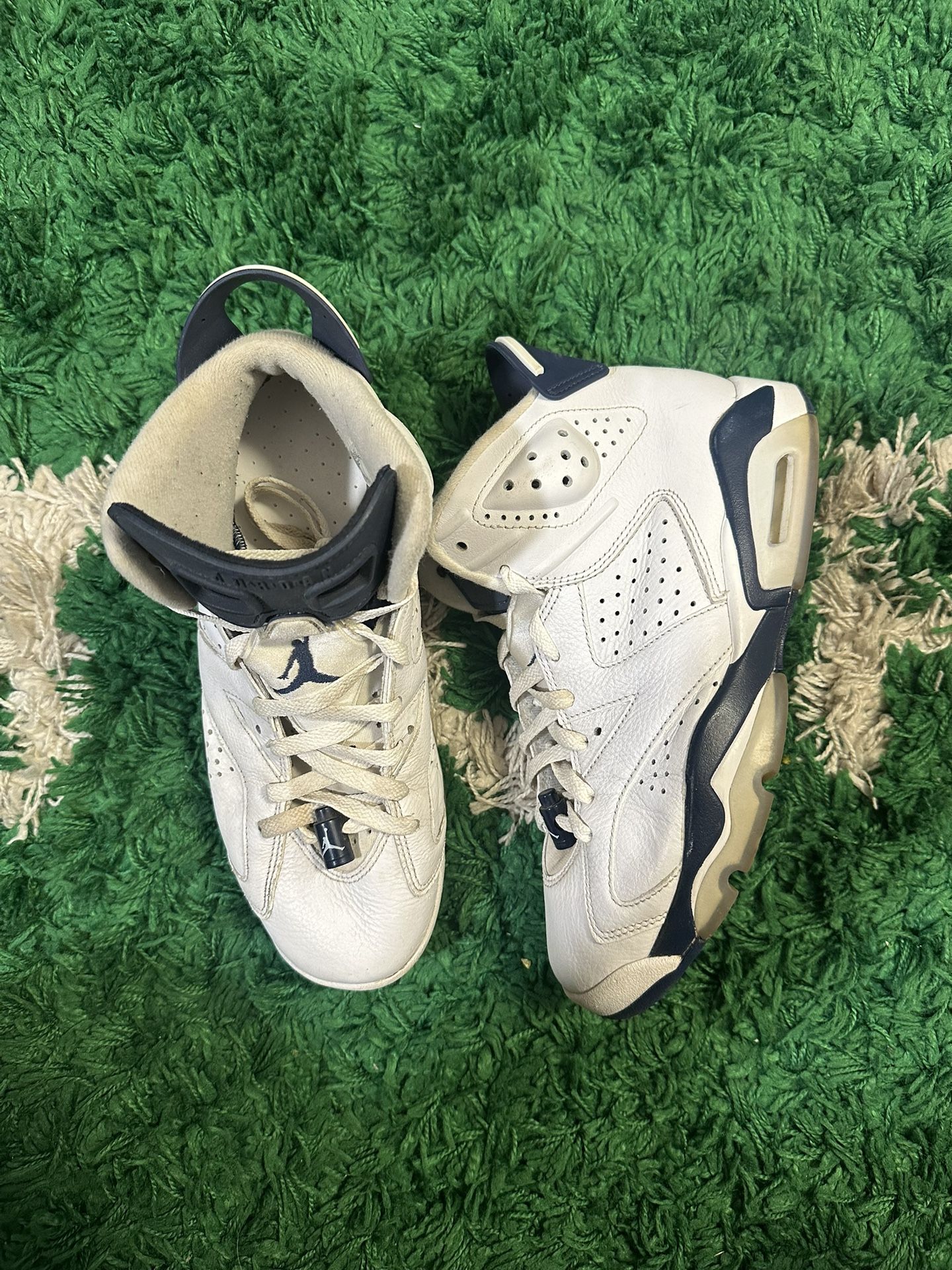 Nike Air Jordan 6 Retro Midnight Navy Size 8 