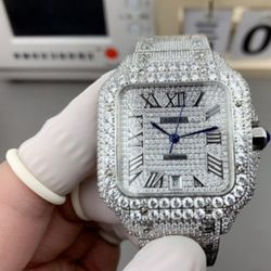 Moissanite Cartier watch