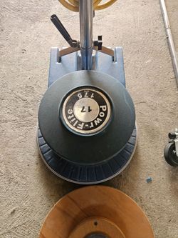Powr-Flite 17" 175 RPM Floor Buffer Polisher