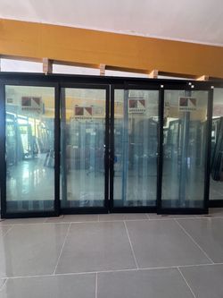 Andersen Glass Sliding Patio Door Set 148”x96”