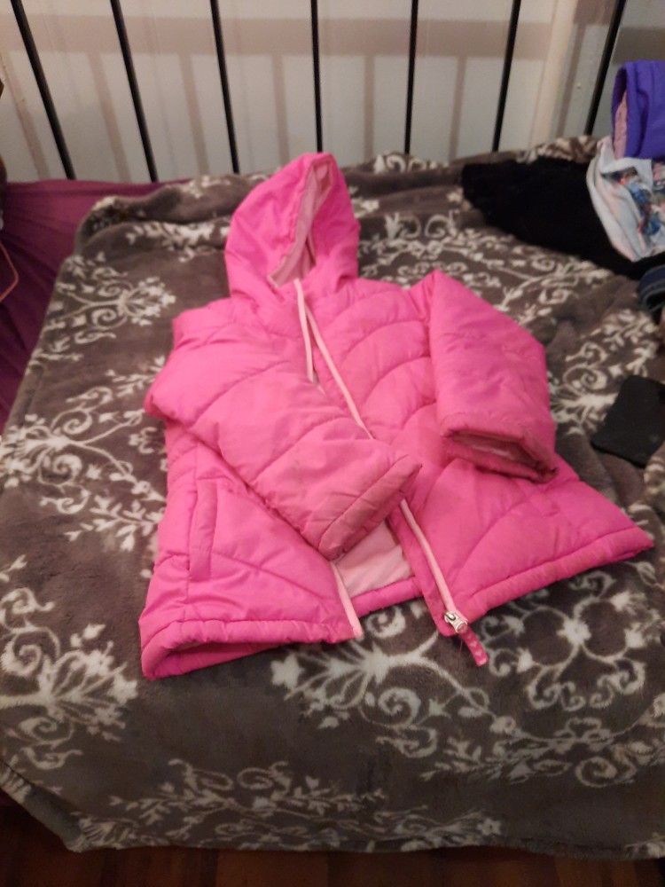 Pink Size 6 Girls Coat