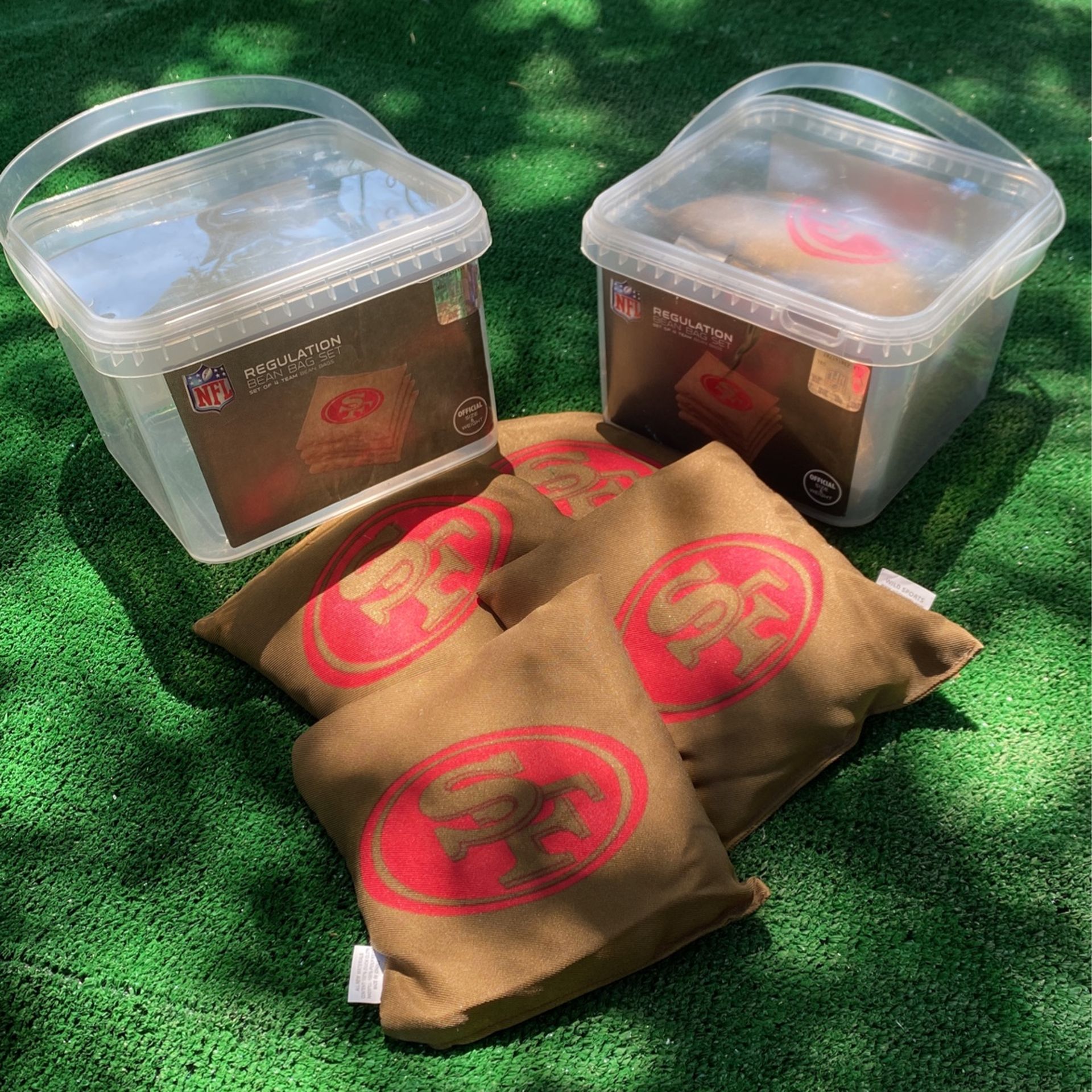 NFL 49ers bean bag set