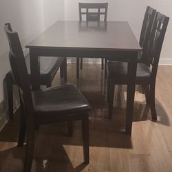 Dining Room Table 4 Chairs And 3 Seat Bench
