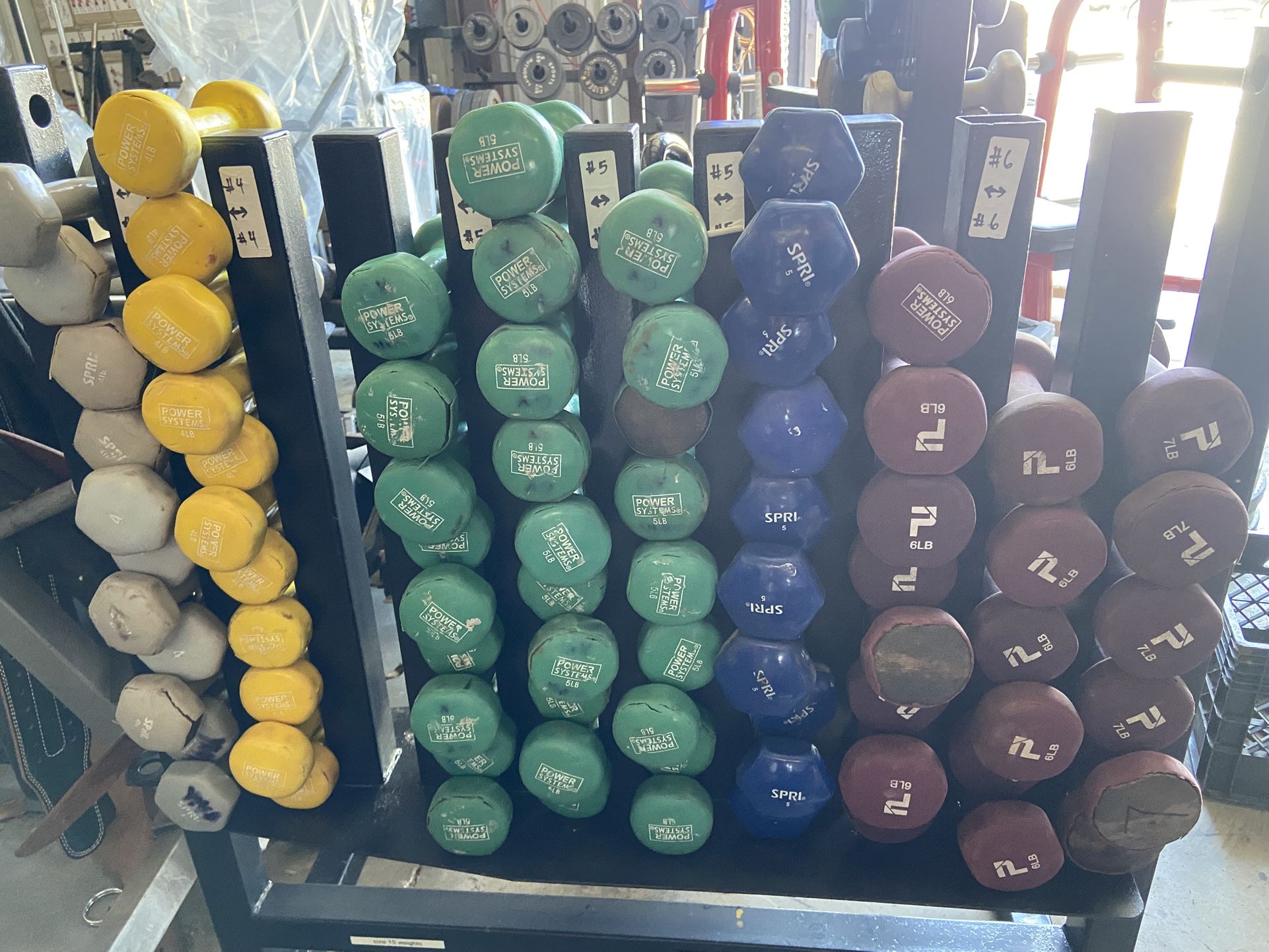 Neoprene Light Right Dumbbells