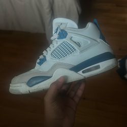 Military Blue Jordan Fours