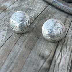 Native American Sterling Silver Earrings 