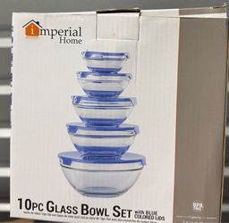 10  Pc Glass Bowls