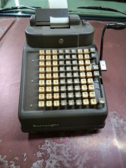 Burroughs adding machine