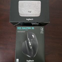 Logitech MX Master 3S Wireless Mouse With Travel Case