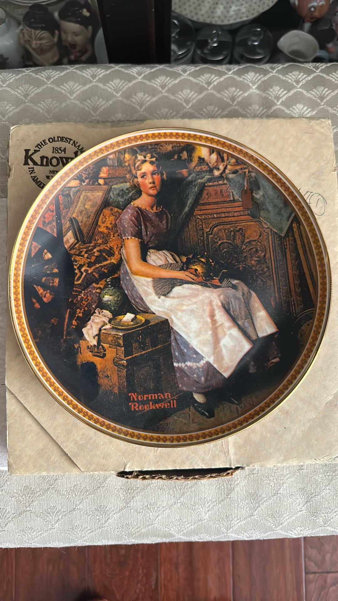 Norman Rockwell “Dreaming In The Attic”