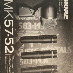 Shure Legendary Performance DMK57-52 | 4 Piece Drum Microphone Kit 
