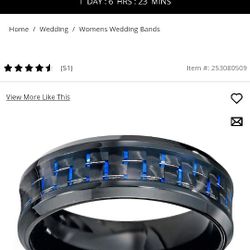 Wedding Band Ring 8Mmm