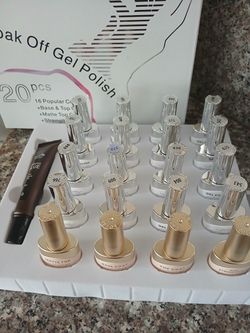 20-Piece Soak Off Gel Polish Set